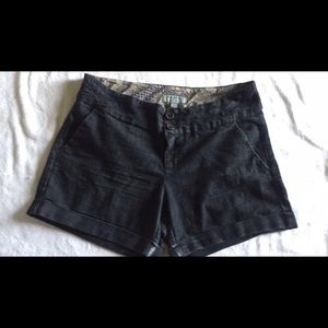 Dark blue jean shorts